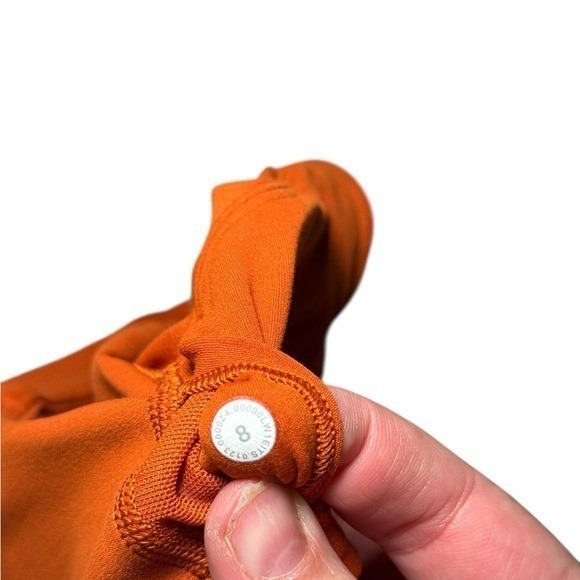 NWT Lululemon Align Tank Top Crop Length Size 8 Solar Orange - Picture 5 of 6